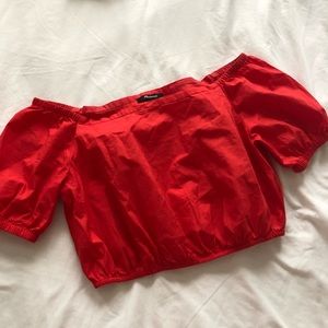 Madewell Off-The-Shoulder Crop